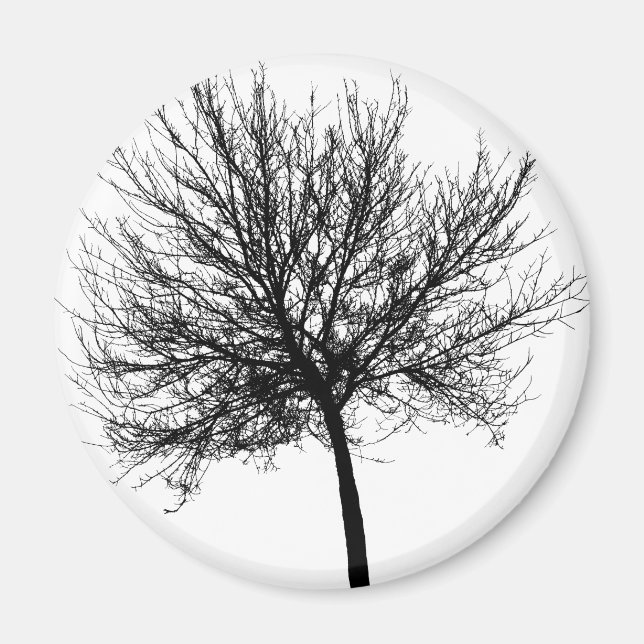 Tree Silhouette Magnet (Front)