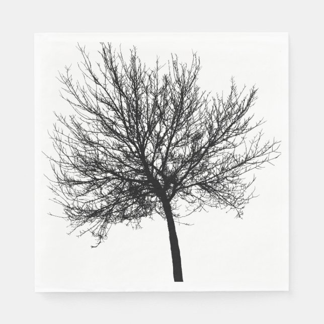 Tree Silhouette Napkin (Front)