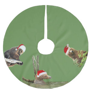 Tree Skirt w/ grizzly bears