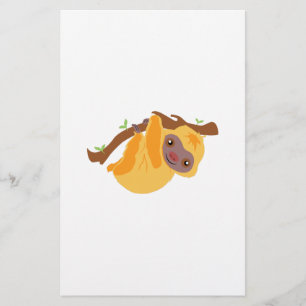 Tree Sloth Stationery
