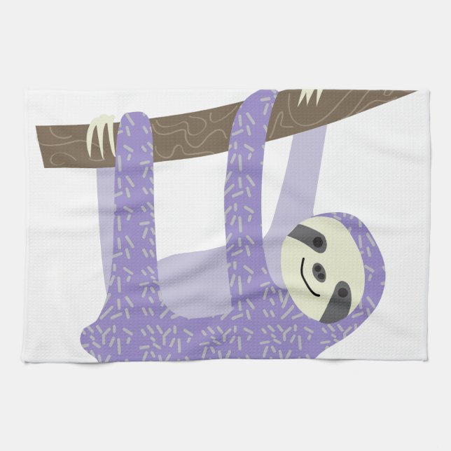 Tree Sloth Tea Towel (Horizontal)