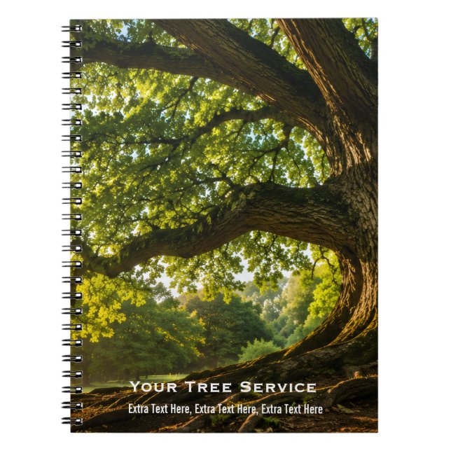 Tree Spiral Photo Notebook (Front)