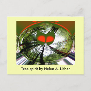 Tree spirit postcard