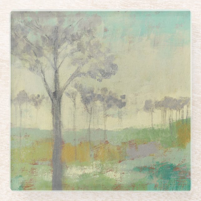 Tree Stand Glass Coaster (Front)