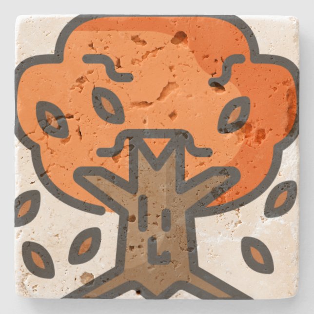 tree stone coaster (Front)