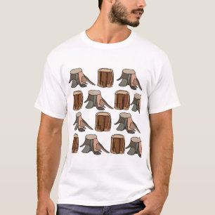 Tree Stump Arborist Tree Surgeon T-Shirt