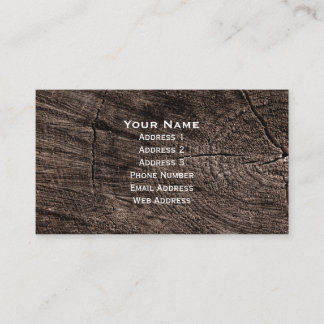Tree Stump Business Card