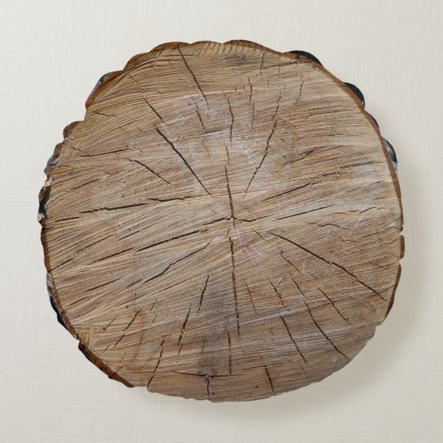 Tree Stump Round Cushion (Front)