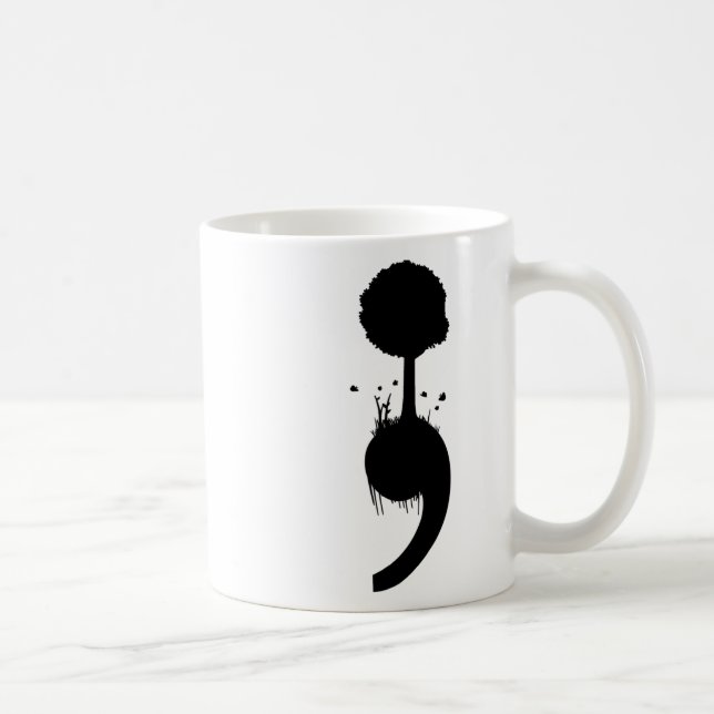 Tree Suicide Depression Prevention  Coffee Mug (Right)