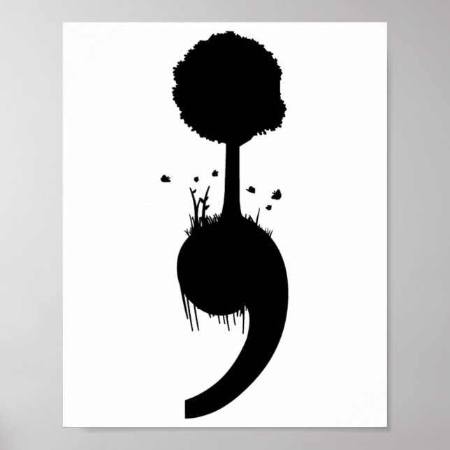 Tree Suicide Depression Prevention  Poster (Front)