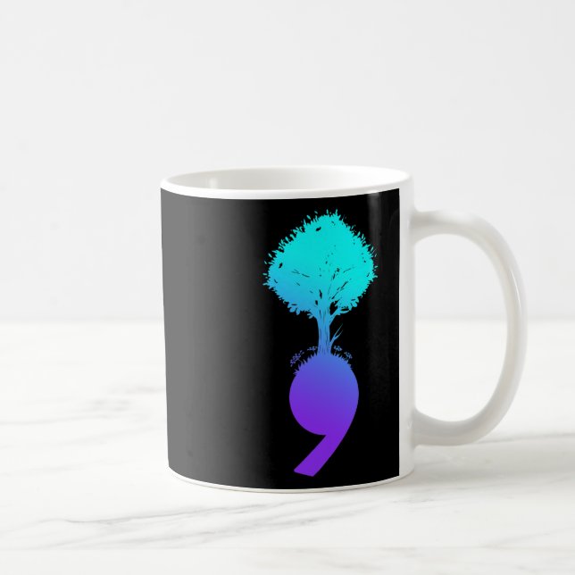 Tree Suicide Prevention Awareness  Coffee Mug (Right)