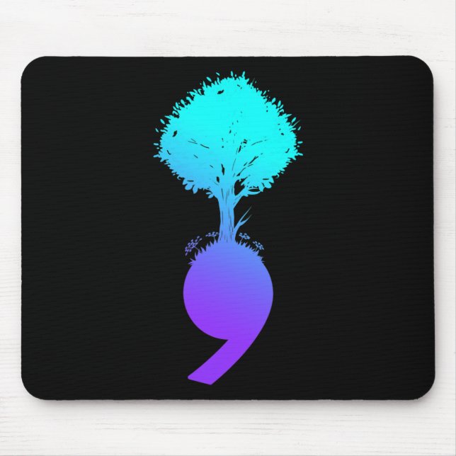 Tree Suicide Prevention Awareness  Mouse Pad (Front)