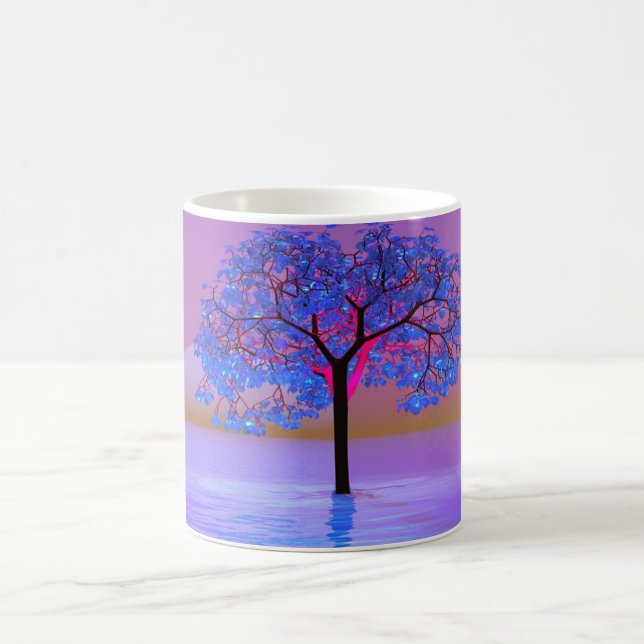 Tree Sunset Coffee Mug (Center)