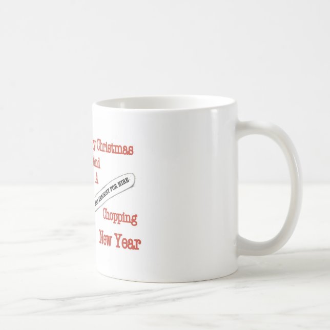 Tree Surgeon Arborist at work present Chainsaw Coffee Mug (Right)