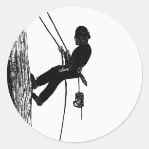 Tree Surgeon Arborist christmas present gift Classic Round Sticker