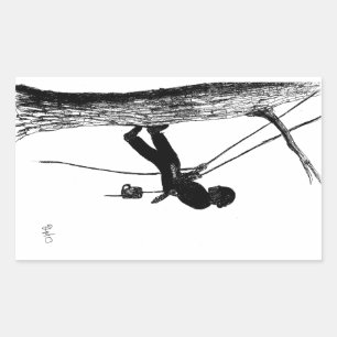 Tree Surgeon Arborist christmas present gift Rectangular Sticker
