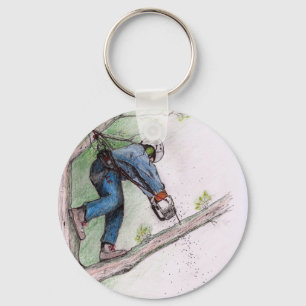 Tree Surgeon Arborist Key Ring