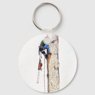 Tree Surgeon Arborist Key Ring