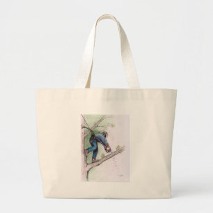 Tree Surgeon Arborist Lumberjack Large Tote Bag