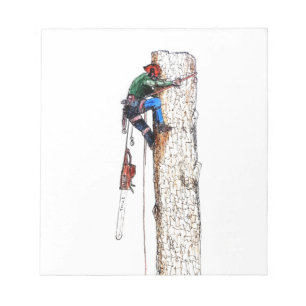 Tree Surgeon Arborist Notepad