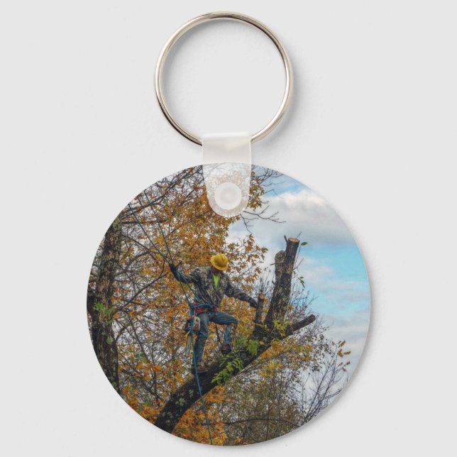 Tree Surgeon Key Ring (Front)