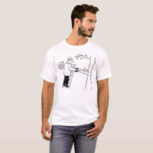 Tree Surgeon Up a Ladder T-Shirt