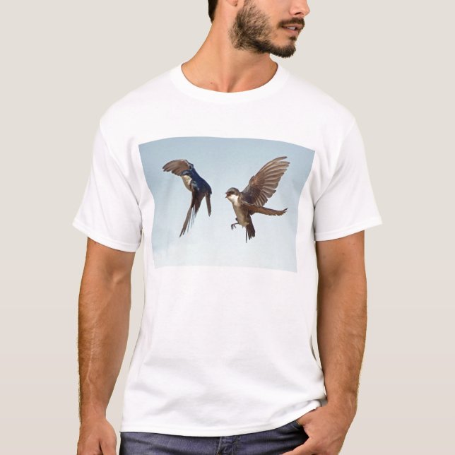 Tree Swallow Chase T-Shirt (Front)