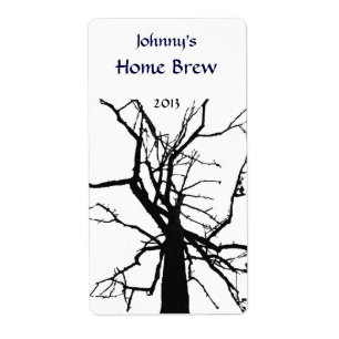 Tree Top Abstract Beer Label
