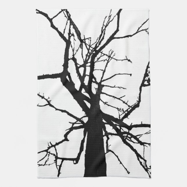 Tree Top Abstract Towel (Vertical)