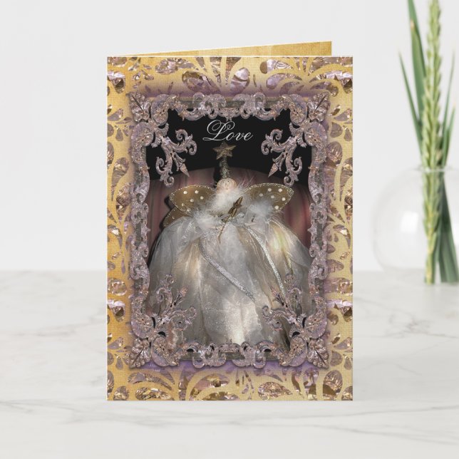 Tree Top Victorian Holiday Card (Front)