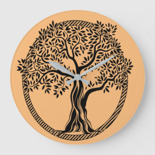 tree-tree-of-life-frame-spiritual large clock