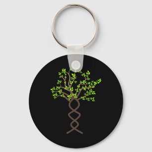 Tree Trees Dna Nature Protection Environmental Key Ring