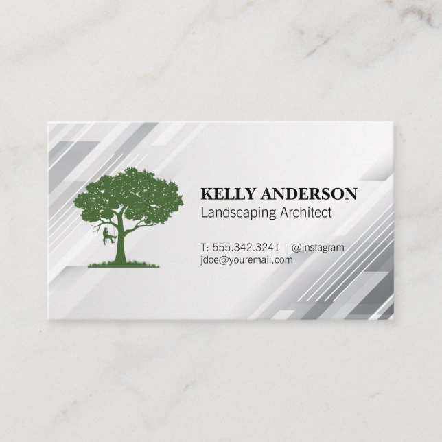 Tree Trimmer | Landscape Architect Business Card (Front)