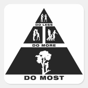 Tree Trimmer Square Sticker
