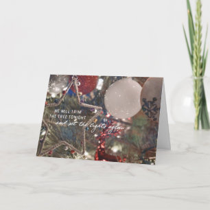 TREE TRIMMING Greeting Card