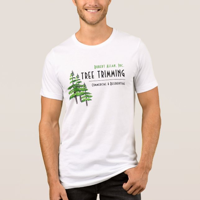 Tree Trimming Professional Tri-Blend Shirt (Front)