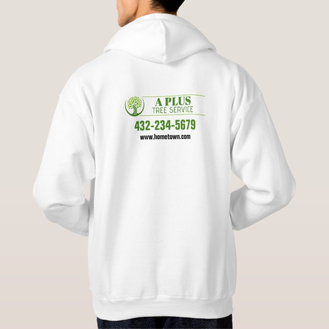 Tree Trimming Service Hoodie (Back)