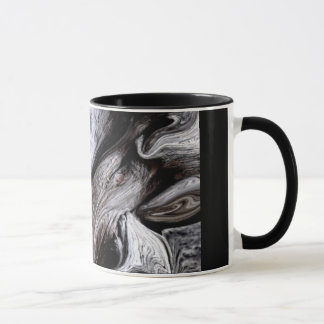 "TREE TRUNK" 11 oz. BLACK RINGER COFFEE MUG