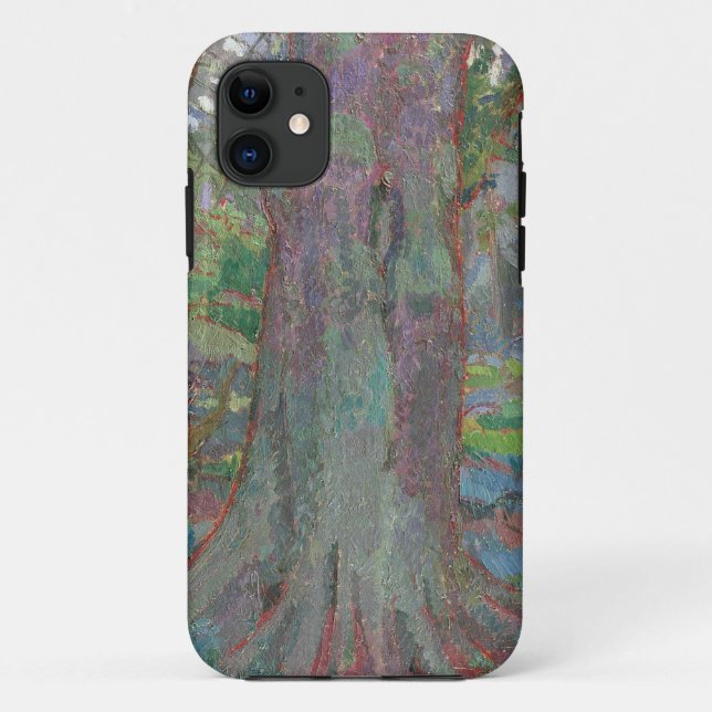 Tree Trunk, 1916 (oil on canvas) Case-Mate iPhone Case (Back)