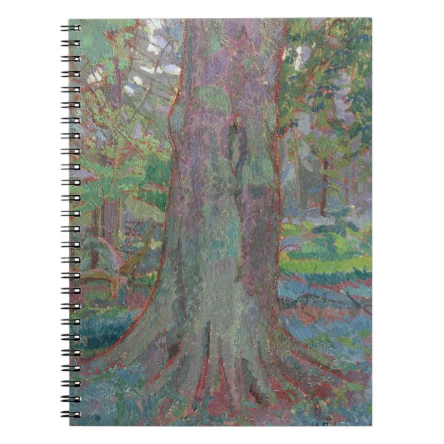 Tree Trunk, 1916 (oil on canvas) Notebook (Front)