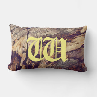 Tree Trunk Painting  Lumbar Pillow