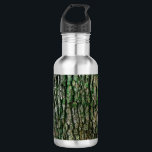 Tree Trunk (Wood Bark) 532 Ml Water Bottle<br><div class="desc">This design features a close-up image of a tree trunk,  showing the elegant natural patterns in its bark and moss. It captures a sense of the immense beauty of our natural world.</div>