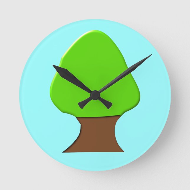 Tree Wall Clock (Front)