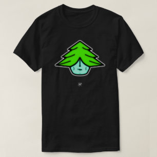 Tree Warrior Cartoon Nature Creature T-Shirt