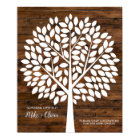 Tree Wedding Guest Book Alternative | 120 Leaves