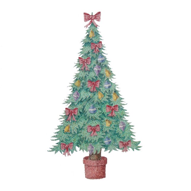 tree with decorations red bows bells christmas tie (Creator Uploaded)