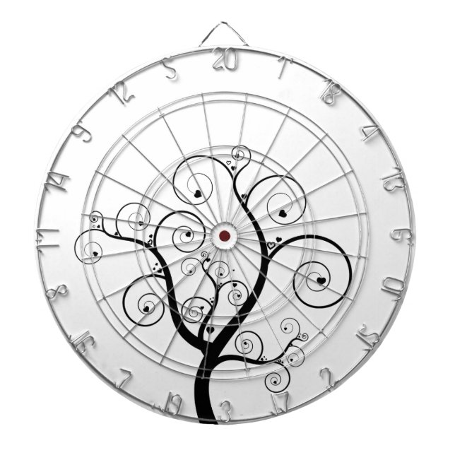 Tree with hearts dartboard (Front)