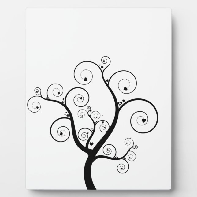 Tree with hearts plaque (Front)