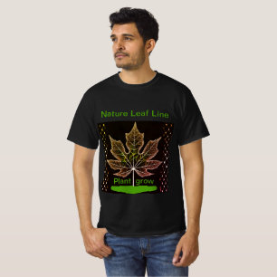Tree With Netting Leaf Design - Nature Inspired-  T-Shirt