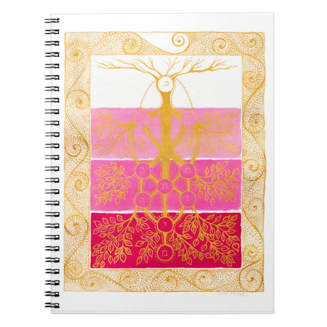Tree with Roots in Heaven Notebook (Front)